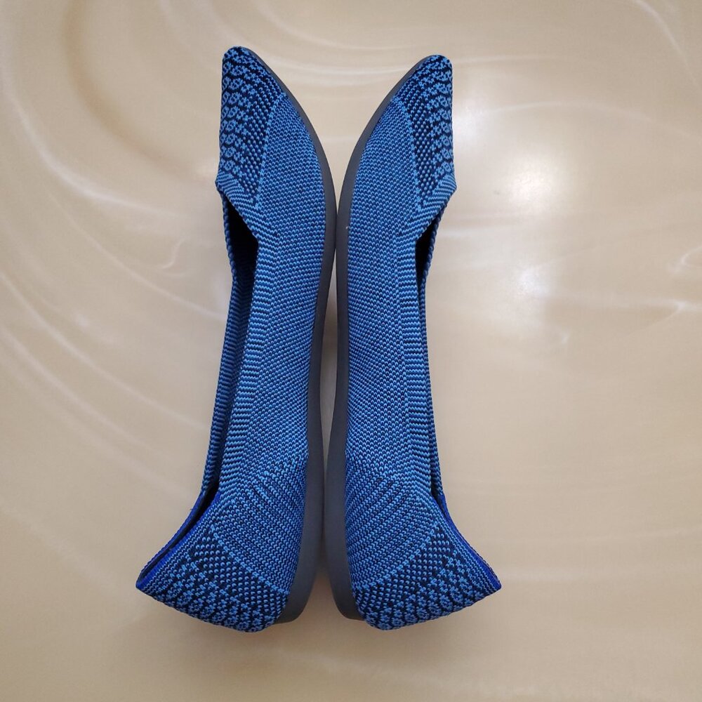 Rothy's The Point Blue Lapis Python Snake Print W… - image 7